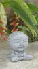 Product image 2 of the product “Nima - Sitting monk with big head, 15 cm H | cast stone ”